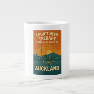 Ich brauche keine Therapie, ich brauche nur Auckla Jumbo-Tasse
