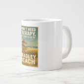 Ich brauche keine Therapie, ich brauche nur Bradle Jumbo-Tasse (Vorderseite Rechts)