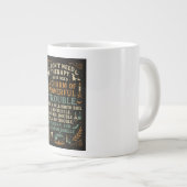 Ich brauche keine Therapie, ich brauche nur eine K Jumbo-Tasse (Vorderseite Rechts)
