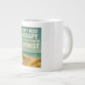 Ich brauche keine Therapie, ich brauche nur einen Jumbo-Tasse (Vorderseite Rechts)