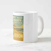 Ich brauche keine Therapie, ich brauche nur Elbero Jumbo-Tasse (Vorderseite Rechts)