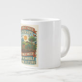 Ich brauche keine Therapie, ich brauche nur erneue Jumbo-Tasse (Vorderseite Rechts)