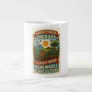 Ich brauche keine Therapie, ich brauche nur erneue Jumbo-Tasse
