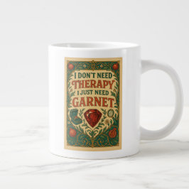 Ich brauche keine Therapie, ich brauche nur Garnet Jumbo-Tasse