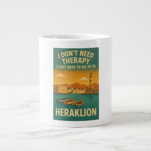 Ich brauche keine Therapie, ich brauche nur Herakl Jumbo-Tasse