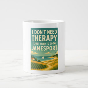 Ich brauche keine Therapie, ich brauche nur Jamesp Jumbo-Tasse