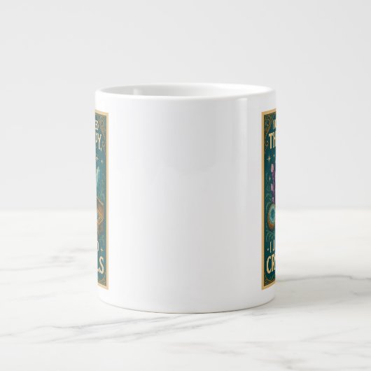 Ich brauche keine Therapie, ich brauche nur Krista Jumbo-Tasse (Vorderseite)