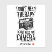 Ich brauche keine Therapie, ich brauche nur meine Aufkleber (Blatt)