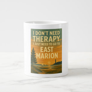 Ich brauche keine Therapie, ich brauche nur Ostmar Jumbo-Tasse