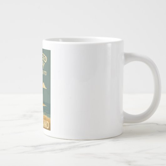 Ich brauche keine Therapie, ich brauche nur Plum I Jumbo-Tasse (Rechts)