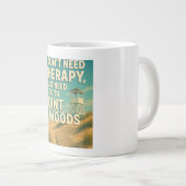 Ich brauche keine Therapie, ich brauche nur Point  Jumbo-Tasse (Vorderseite Rechts)