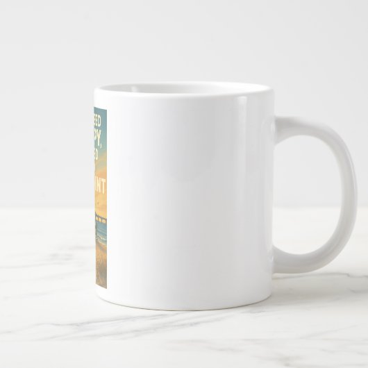 Ich brauche keine Therapie, ich brauche nur Smith  Jumbo-Tasse (Rechts)