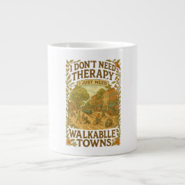 Ich brauche keine Therapie, ich brauche nur Walkab Jumbo-Tasse