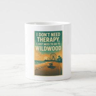 Ich brauche keine Therapie, ich brauche nur Wildwo Jumbo-Tasse