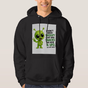 Ich brauche keine Therapie, ich brauche Snacks Ali Hoodie