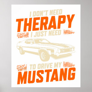 Ich brauche keine Therapie, ich muss einfach nur m Poster