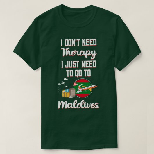 Ich brauche keine Therapie, ich muss nur auf die M T-Shirt (Design vorne)