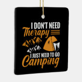 Ich brauche keine Therapie, ich muss nur ins Campi Keramikornament (Rechts)