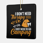 Ich brauche keine Therapie, ich muss nur ins Campi Keramikornament (Links)