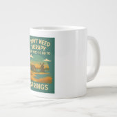 Ich brauche keine Therapie, ich muss nur nach Spri Jumbo-Tasse (Vorderseite Rechts)