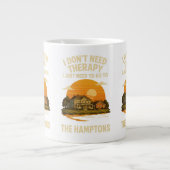 Ich brauche keine Therapie, ich muss zu den Hampto Jumbo-Tasse (Vorderseite)