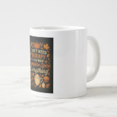 Ich brauche keine Therapie, Kürbisgewürz alles1 Jumbo-Tasse (Vorderseite Rechts)