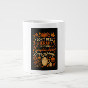 Ich brauche keine Therapie, Kürbisgewürz alles1 Jumbo-Tasse