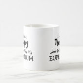 Ich brauche keine Therapie nur ein Euphonium-Gesch Kaffeetasse (Mittel)