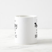 Ich brauche keine Therapie, nur um meine Freunde z Kaffeetasse (Mittel)