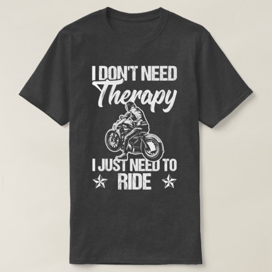 Ich brauche keine Therapie T-Shirt (Design vorne)