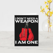 Ich brauche keine Waffe, ich bin ein Boxen Karte (Gelbe Blume)