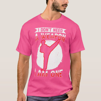 Ich brauche keine Waffe, ich bin ein lustiger Desi T-Shirt