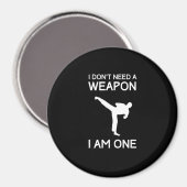Ich brauche keine Waffe Magnet (Vorderseite/Rückseite)