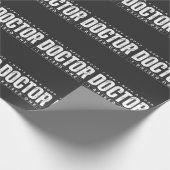 Ich brauche keinen guten Arzt, den ich angehoben h Geschenkpapier (Ecke)