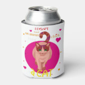 Ich brauche keinen Wecker, ich habe eine Katze Dosenkühler (Kanne Vorderseite)