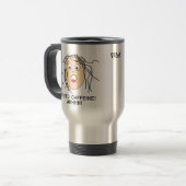 Ich brauche Koffein, viel besser Reisebecher (Vorderseite Links)