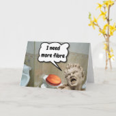 Ich brauche mehr Ballaststoffe. Karte (Gelbe Blume)