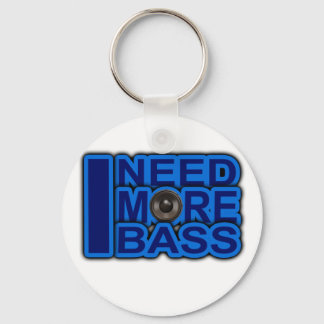 ICH BRAUCHE MEHR BASS Blue Dubstep-dnb-Club-Djay Schlüsselanhänger