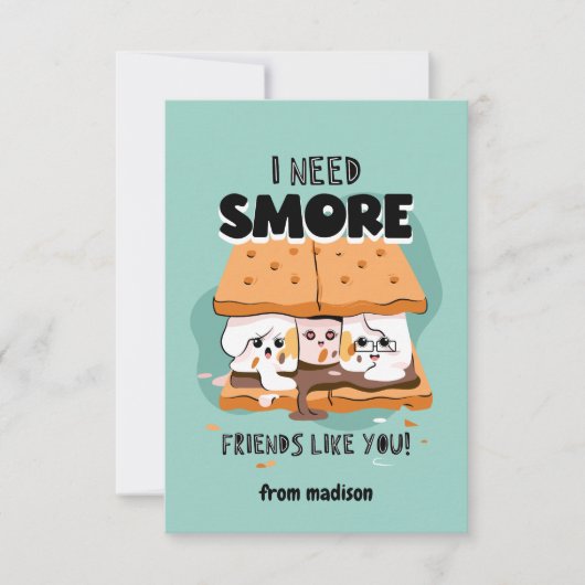 Ich brauche mehr Freunde wie Sie Klassenzimmer Val Einladung (Vorderseite)