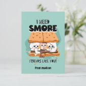 Ich brauche mehr Freunde wie Sie Klassenzimmer Val Einladung (Stehend Vorderseite)