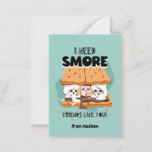 Ich brauche mehr Freunde wie Sie Klassenzimmer Val Mitteilungskarte (Vorderseite)