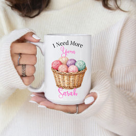 Ich brauche mehr Garn Kaffeetasse