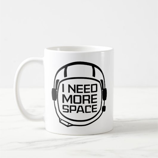 Ich brauche mehr Kaffee-Tasse Kaffeetasse (Links)