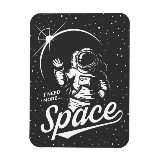 Ich brauche mehr Platz Magnet (Vertikal)