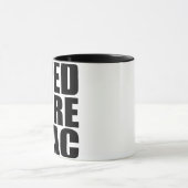 Ich brauche mehr Spac Funny Zitat Tasse (Zentrum)