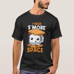 Ich brauche mehr Space Camping Junge Astronaut Nie T-Shirt