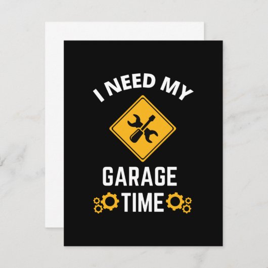 Ich brauche meine Garage-Zeit (Vorne/Hinten)