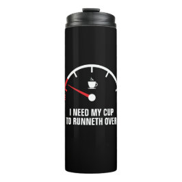 Ich brauche meinen Cup, um zu laufen: auf leeren P Thermosbecher