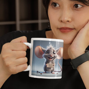 Ich brauche meinen Kaffee Jumbo-Tasse