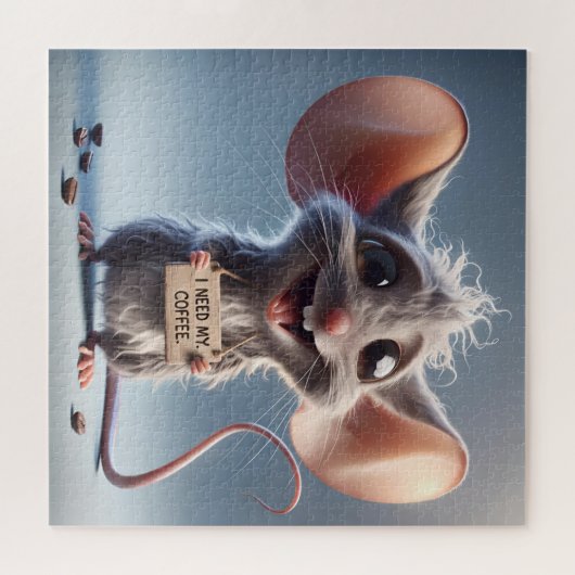 Ich brauche meinen Kaffee Puzzle (Horizontal)